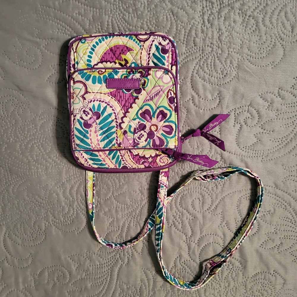 Vera Bradley Disney Plums Up Crossbody Purse